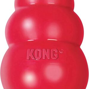 KONG Extreme Dog Toy - Fetch & Chew Toy - Treat-Filling Capabilities & Erratic Bounce for Extended Play Time Most Durable Natural Rubber Material - for Power Chewers - for Small Dogs